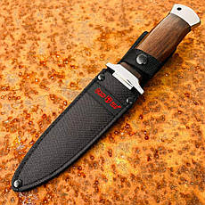 Ніж бойовий фінка розвідника НКВД, упор під палець, зручна ручка, суперякість, фото 2