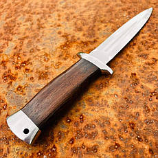 Ніж бойовий фінка розвідника НКВД, упор під палець, зручна ручка, суперякість, фото 3