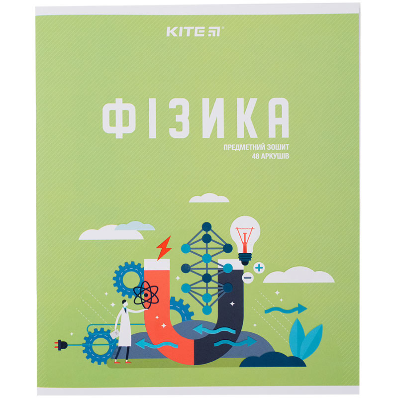 Зошит шкільний А5+ 48арк Kite предметний кл. Urban Фізіка K23-240-31