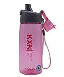 Пляшка для води CASNO 580 мл KXN-1179 Рожева, фото 7