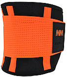 Пояс компресійний MadMax MFA-277 Slimming belt Black/neon orange M, фото 6