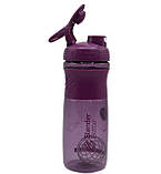 Шейкер спортивний (пляшка) BlenderBottle SportMixer 28oz/820ml Plum (Original), фото 6