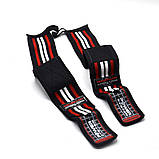 Кистьові бинти Power System PS-3500 Wrist Wraps Red/Black, фото 3