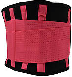 Пояс компресійний MadMax MFA-277 Slimming belt Black/rubine red M, фото 7