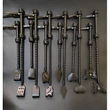 Стек шкіряний БДСМ Candy Hero, довгий, чорний, фото 2