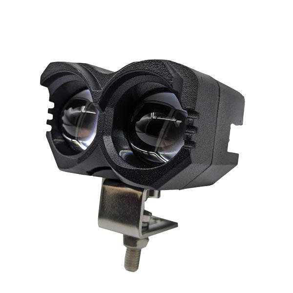 LED фара з чітким світловим кордоном 20W надяскрава мото-фара 20W х 2 комбо-промінь