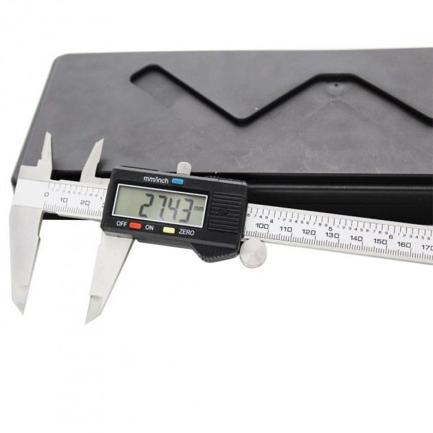 Електронний цифровий штангенциркуль Digital Caliper 0-150 мм з LCD-дисплеєм у кейсі мікрометр електронний AuraHome