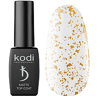 Матовое верхнее покрытие для гель-лака, 8 мл - ART 03, Matte Top Coat Kodi professional