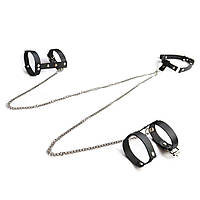 Нашийник і прикраса на руки Art of Sex - Dakota