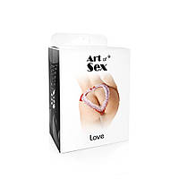 Жіночі трусики Art of Sex - Love Червоні розмір L, фото 3