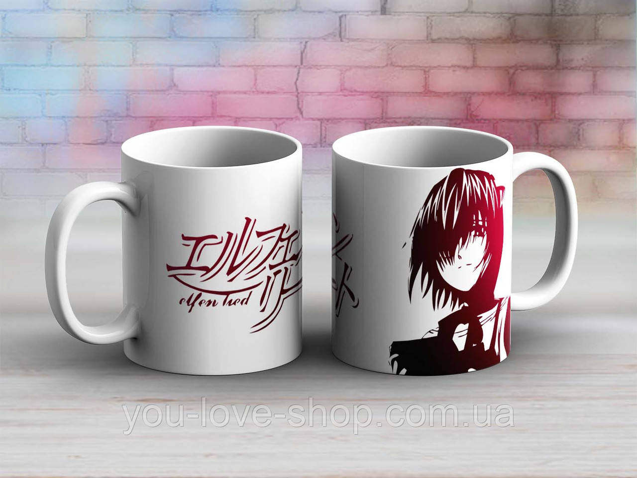 Чашка Ельфійська пісня "Люсі №2" / Кухоль Elfen Lied