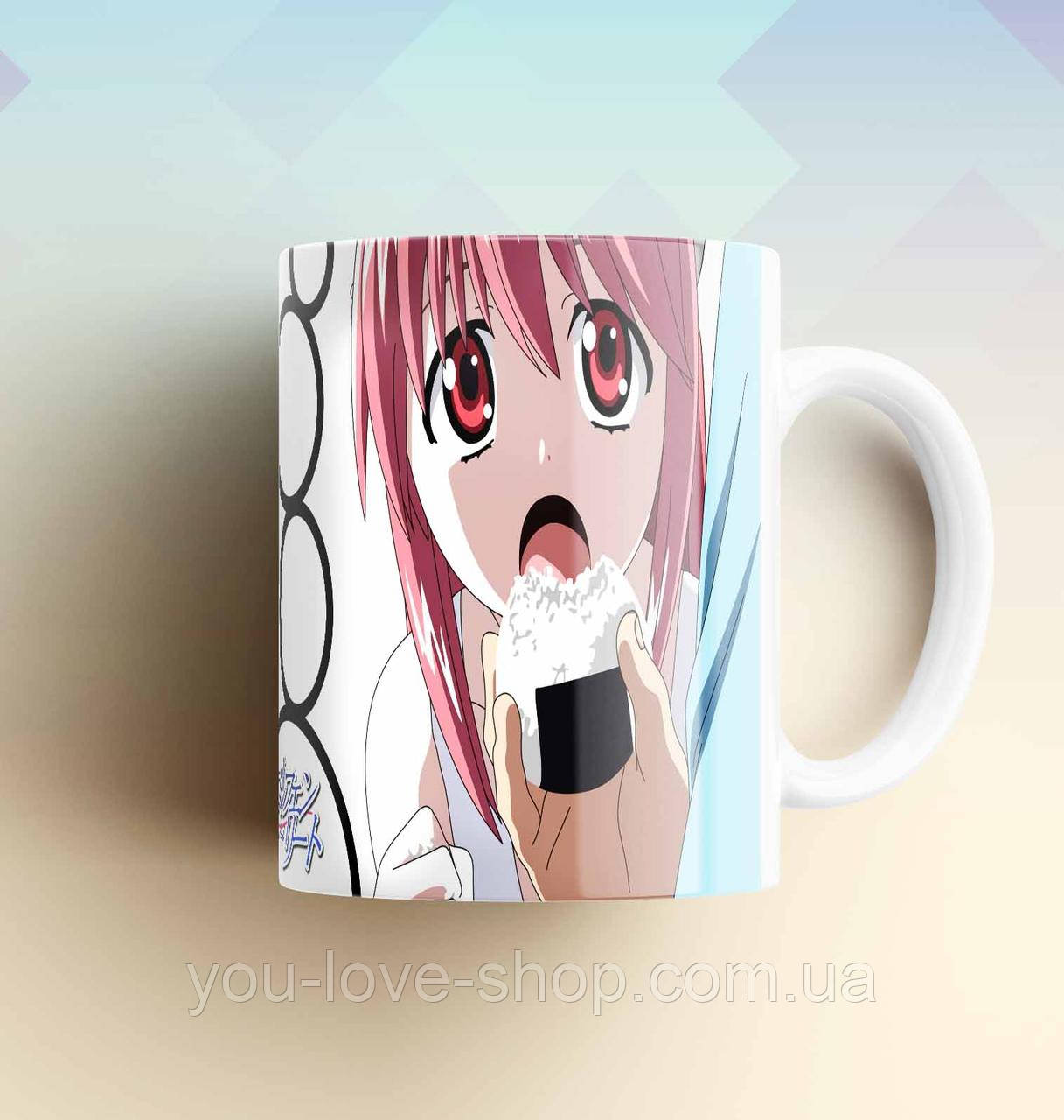Чашка Ельфійська пісня "Ню" / Кухоль Elfen Lied
