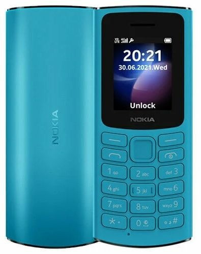 Мобільний телефон Nokia 105 4G 2023 SS Cyan (1GF019EPG6C01)