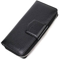 Шкіряний жіночий гаманець з блоком для карт та документів Tony Bellucci 21955 Чорний