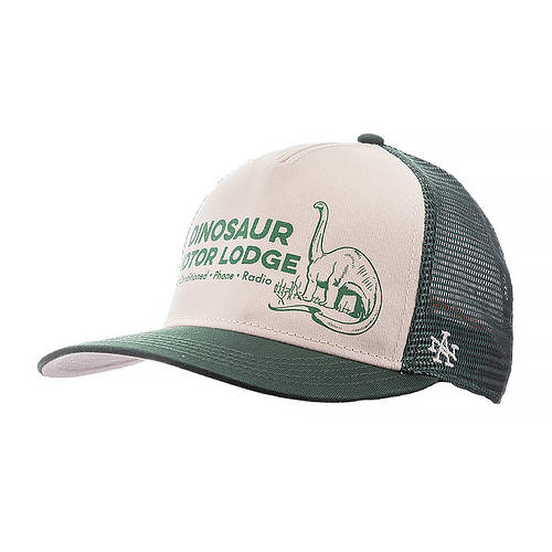 Купить Мужская Кепка AMERICAN NEEDLE Dinosaur Motor Lodge sinclair Зеленый One size (7dSMU730A