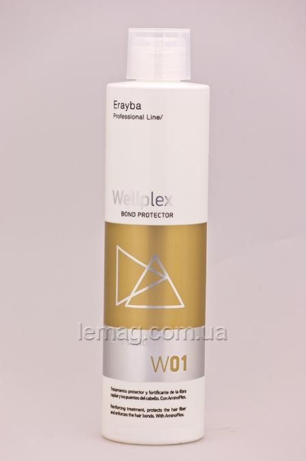 Erayba Wellplex W01 Засіб для захисту волосся під час фарбування та освітлення, 500 мл