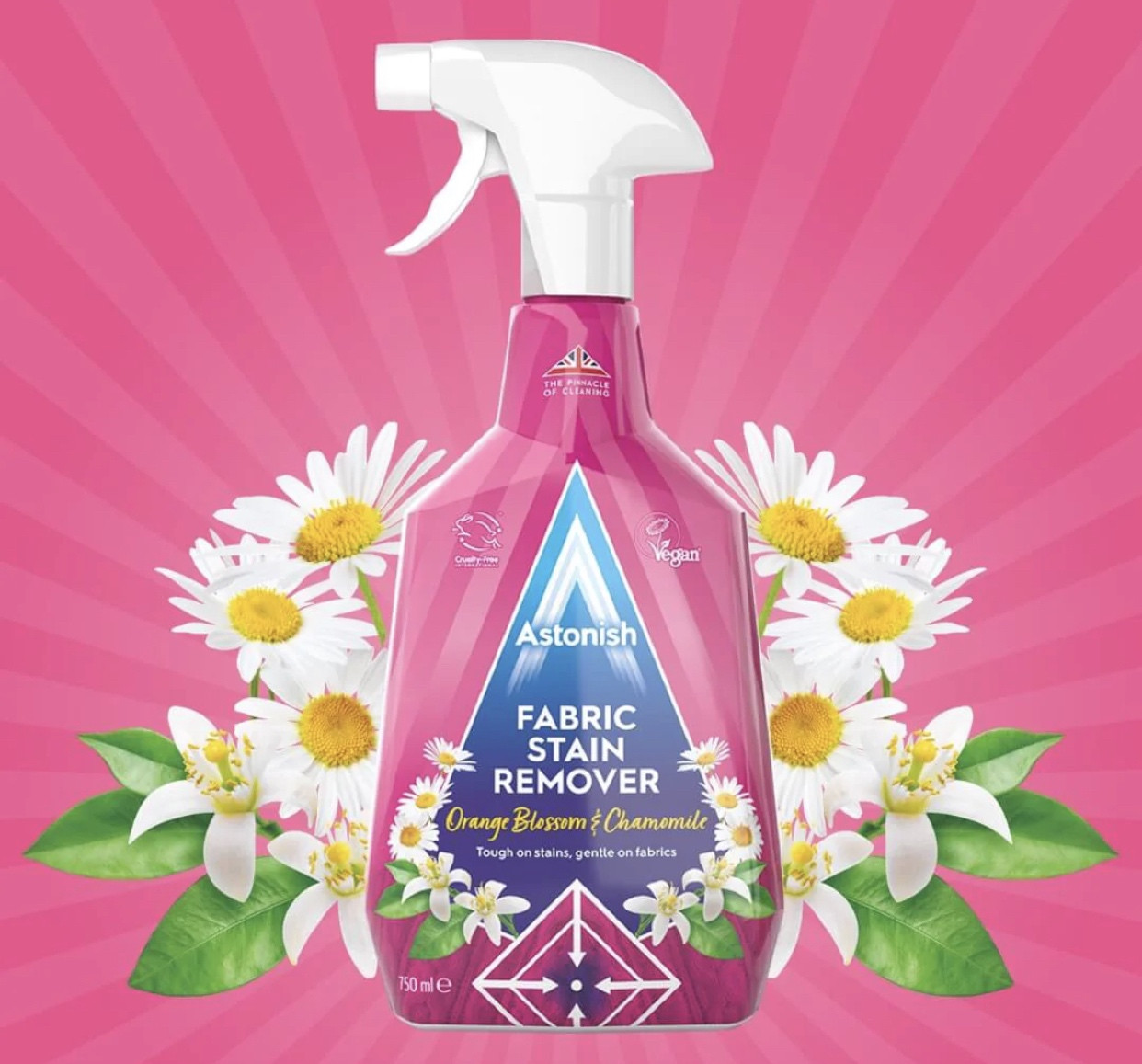 Універсальний засіб для виведення плям — спрей ASTONISH Fabric Stain Remover, 750 мл