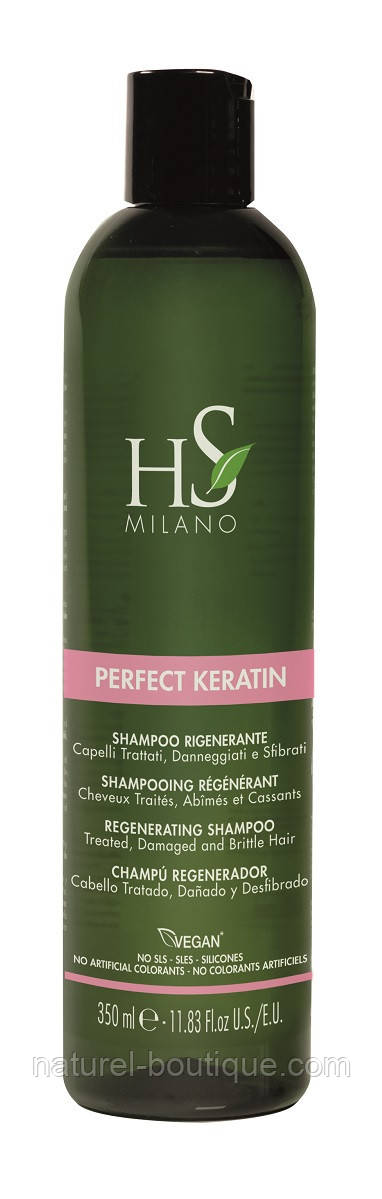 Шампунь Perfect HS Milano з кератином для ламкого волосся 350 мл