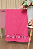 Полотенце для лица махровое розового цвета 164159M