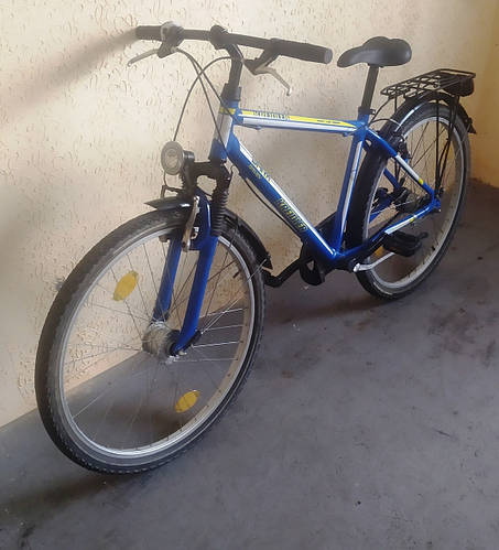 Удобный немецкий дорожный велосипед с амортизатором Kreidler Dark Raven ...