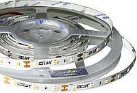 Лента светодиодная Estar SMD 3528 12В 60 д.м. IP20 теплый белый цвет 2900-3200К ширина 8мм упаковка 5м (цена