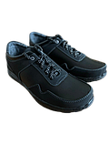 Чоловічі туфлі демісезонні чорні спортивні прошиті львівські (код 5524 ), фото 4
