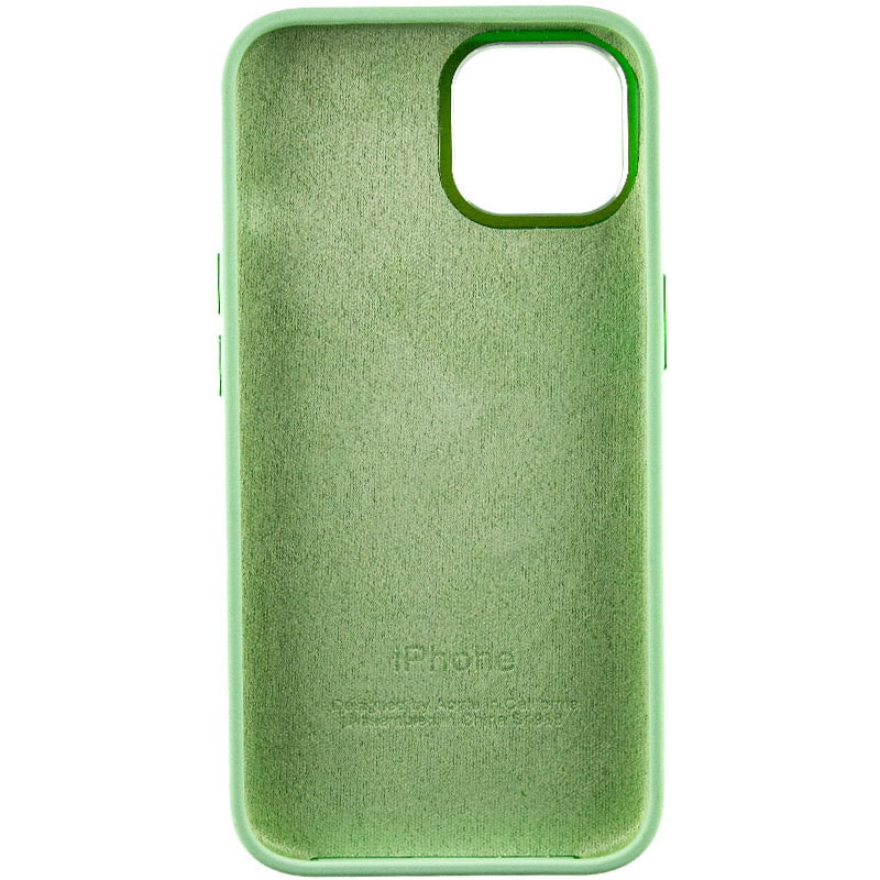 Уценка Чехол Silicone Case Metal Buttons (AA) для Apple iPhone 13 (6.1") - фото 4 - id-p1941033351