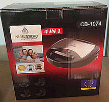 Сендвічниця вафельниця для випікання Б/У Crownberg CB-1074 4в1