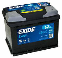 Акумулятор 62 Ah/12V EXIDE EXCELL Euro EB620