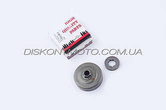 Тарілка зчеплення (під змінну зірку) бензопили ST MS 180 (+зірка) WOODMAN