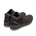 Чоловічі зимові шкіряні кросівки Е-series Clasic Brown, фото 4