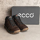 Чоловічі зимові шкіряні кросівки Е-series Clasic Brown, фото 8