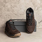 Чоловічі зимові шкіряні кросівки Е-series Clasic Brown, фото 9