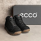 Чоловічі зимові шкіряні кросівки Е-series Clasic Black, фото 5