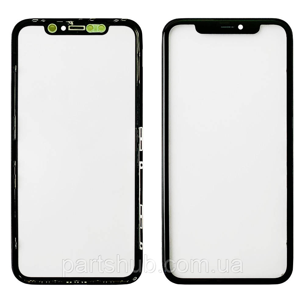 Скло дисплея Apple iPhone 11 (з OCA плівкою та рамкою), фото 1