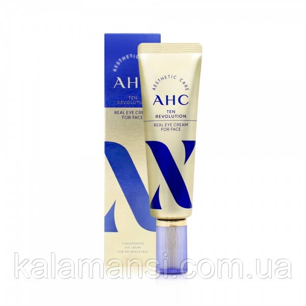 50 ml Омолоджувальний крем для повік і обличчя AHC Ten Revolution Real Eye Cream For Face 50 ml