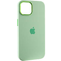 Уценка Чехол Silicone Case Metal Buttons (AA) для Apple iPhone 13 (6.1")