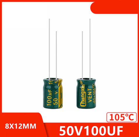 Конденсатор 100uF50V 100мкФ 50В LowESR, фото 1