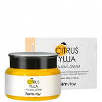 Крем с экстрактом юдзу FarmStay Citrus Yuja Vitalizing Cream 100g