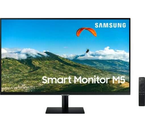 Розумний світлодіодний монітор (smart)SAMSUNG M5 LS27BM500EUXEN, 27", Full HD, 60Hz, HDR10, чорний/MONLS27BM50