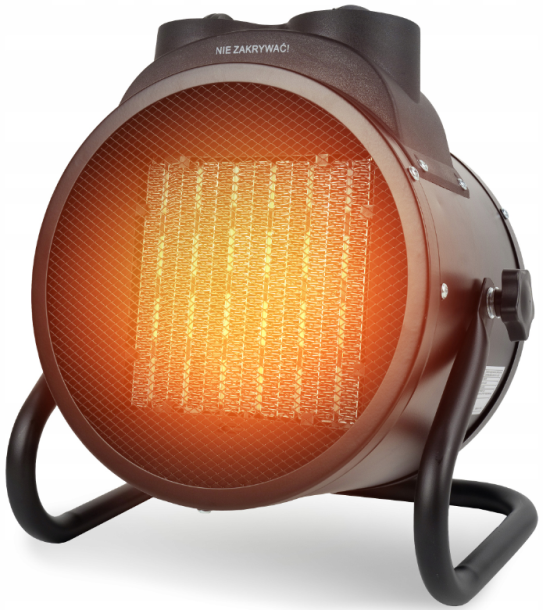 Теплова гармата Maltec INFERNO6000 (107959) 3,5 кВт 3 режими IP20 60м2 електричний обігрівач Чорний