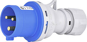 Вилка кабельна EV-3232 IP44 32A, 230V, 2P+PE 4482019