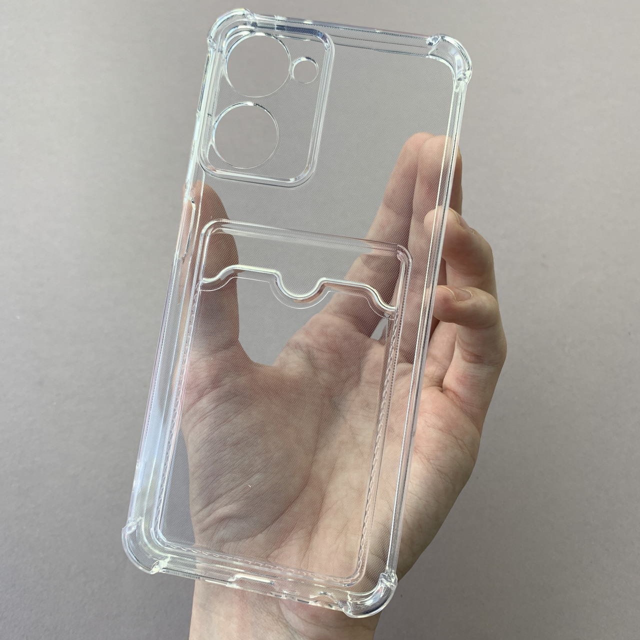 Чохол для Realme 10 4G чохол з кишенею для карт на телефон реалмі 10 4г прозорий p4b
