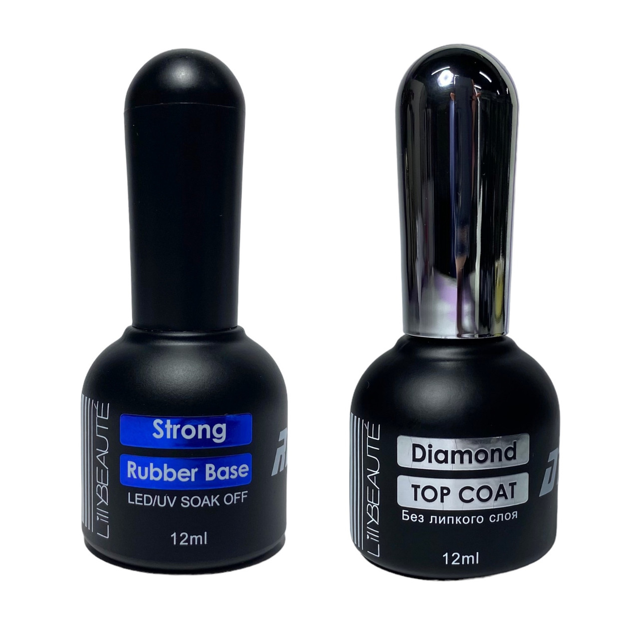 База каучукова та топ без липкого шару Lilly Beaute по 12 мл