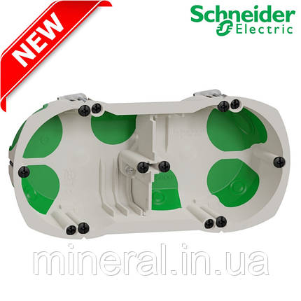 Монтажна коробка 67X40 мм, ІР40, 2-постова, Schneider Electric, (IMT35000), фото 1