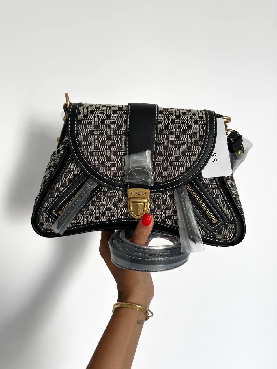 Жіноча сумка Гесс сіра Guess Gray оригінал