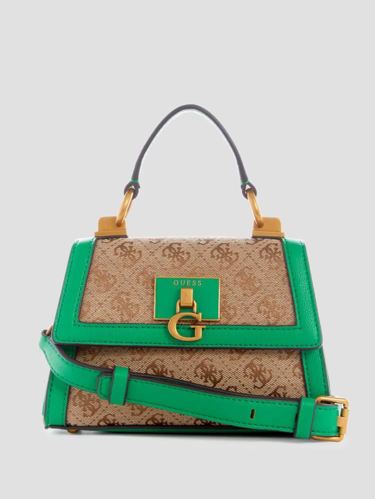 Жіноча сумка Гесс зелена Guess Green оригінал