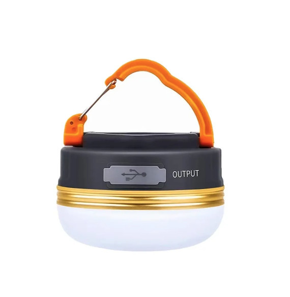 Автономна LED-лампа на акумуляторах для кемпінгу, туризму, відпочинку на природі пікніка, риболовлі, намети