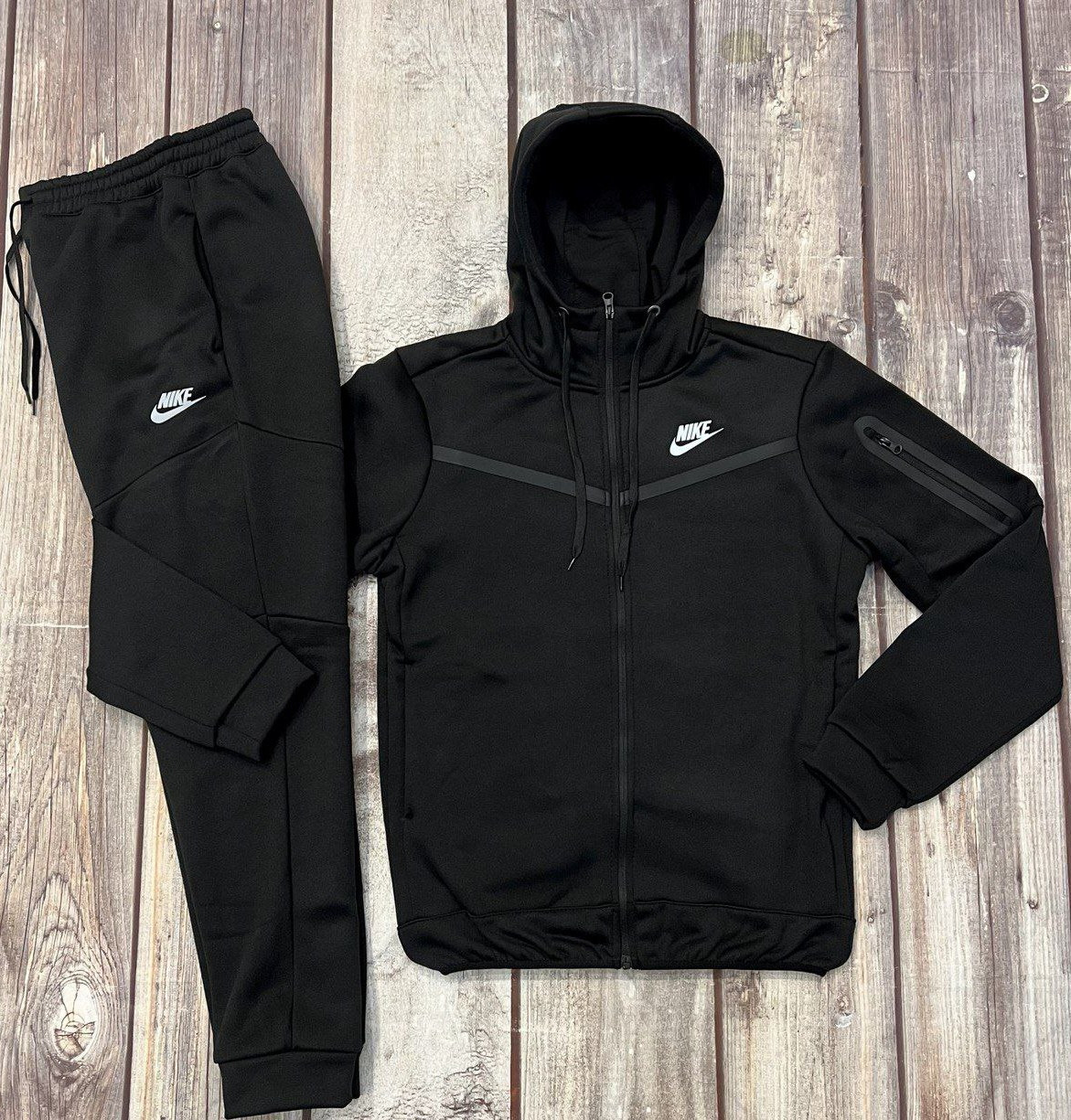 Купить Спортивный костюм мужской Nike Tech fleece теплый осень-зима ...