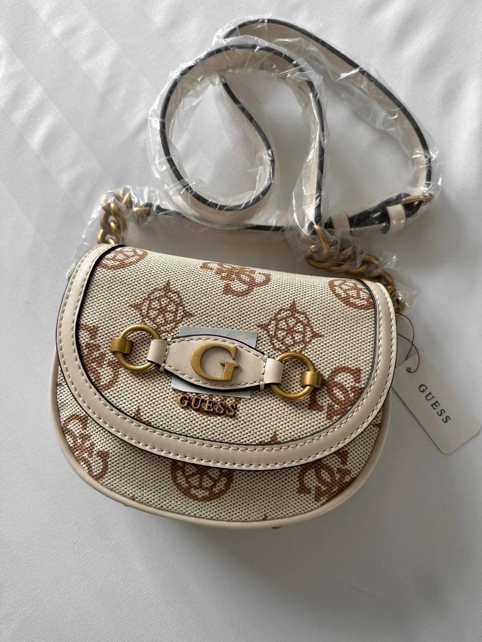 Жіноча сумка Гесс бежева Guess Beige оригінал, фото 1